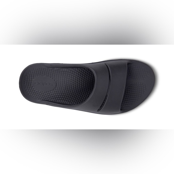 Oofos Men’s Ooahh Slide Sandal - Black Unisex Slide Women’s Sz 10/ Men’s 8